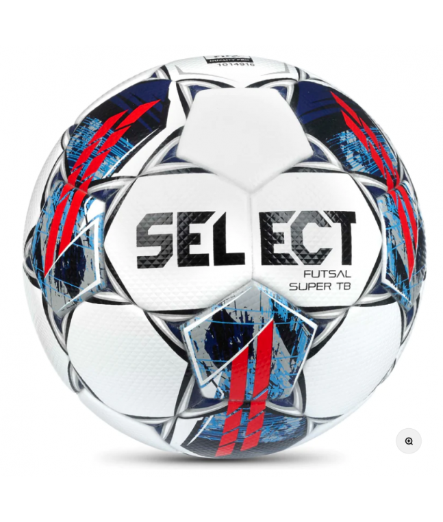 SELECT FUTSAL SUPER TB V22 FIFA Quality Pro, мяч м/ф ((003) бел/кр/чер, 62-64)